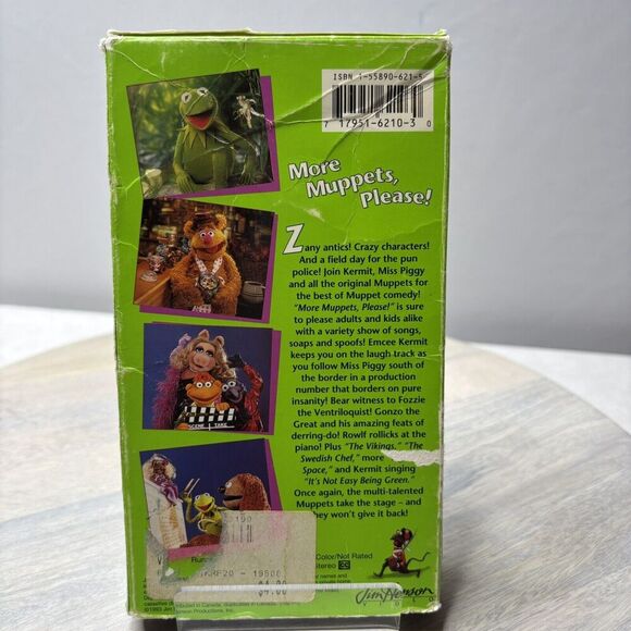 Its the Muppets - "More Muppets, Please" (VHS, 1997) - Picture 3 of 3